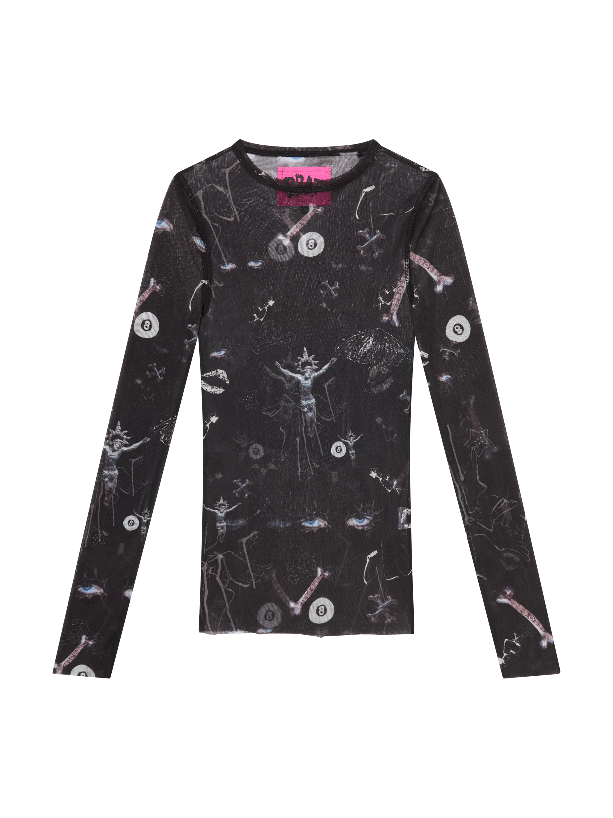 DREAM SEQUENCE MESH TOP (BLACK)