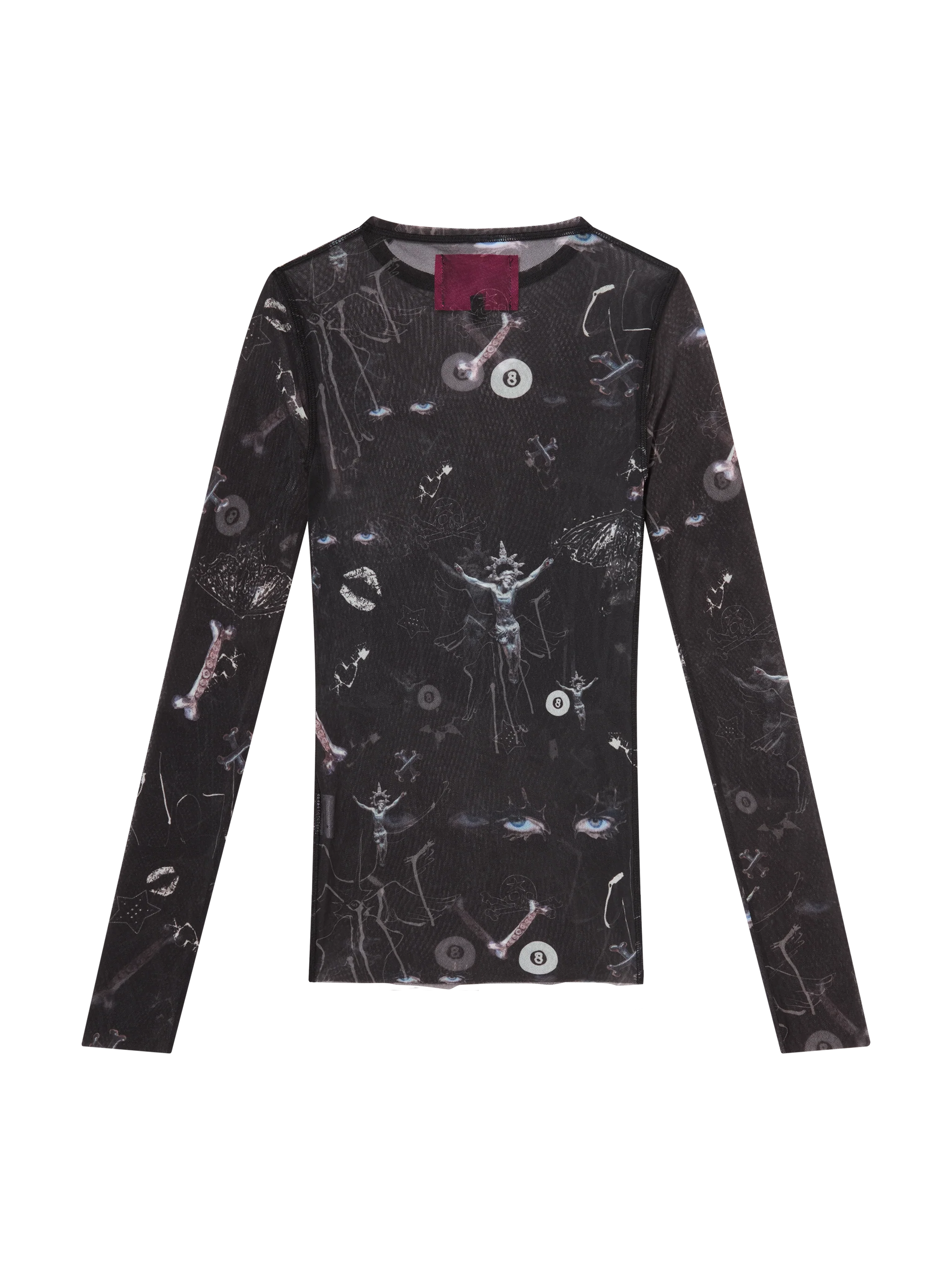 DREAM SEQUENCE MESH TOP (BLACK) - Image 2