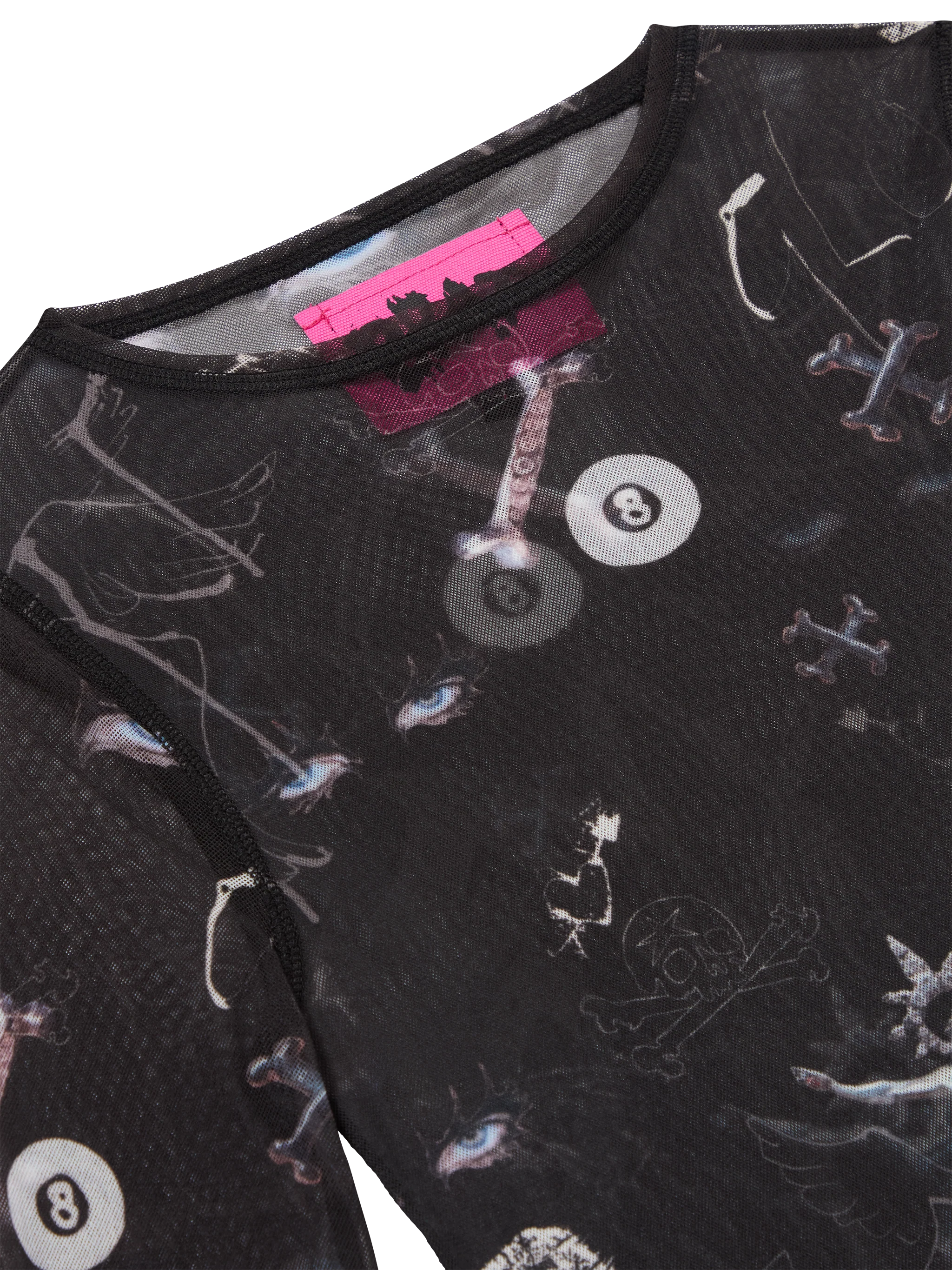 DREAM SEQUENCE MESH TOP (BLACK) - Image 3
