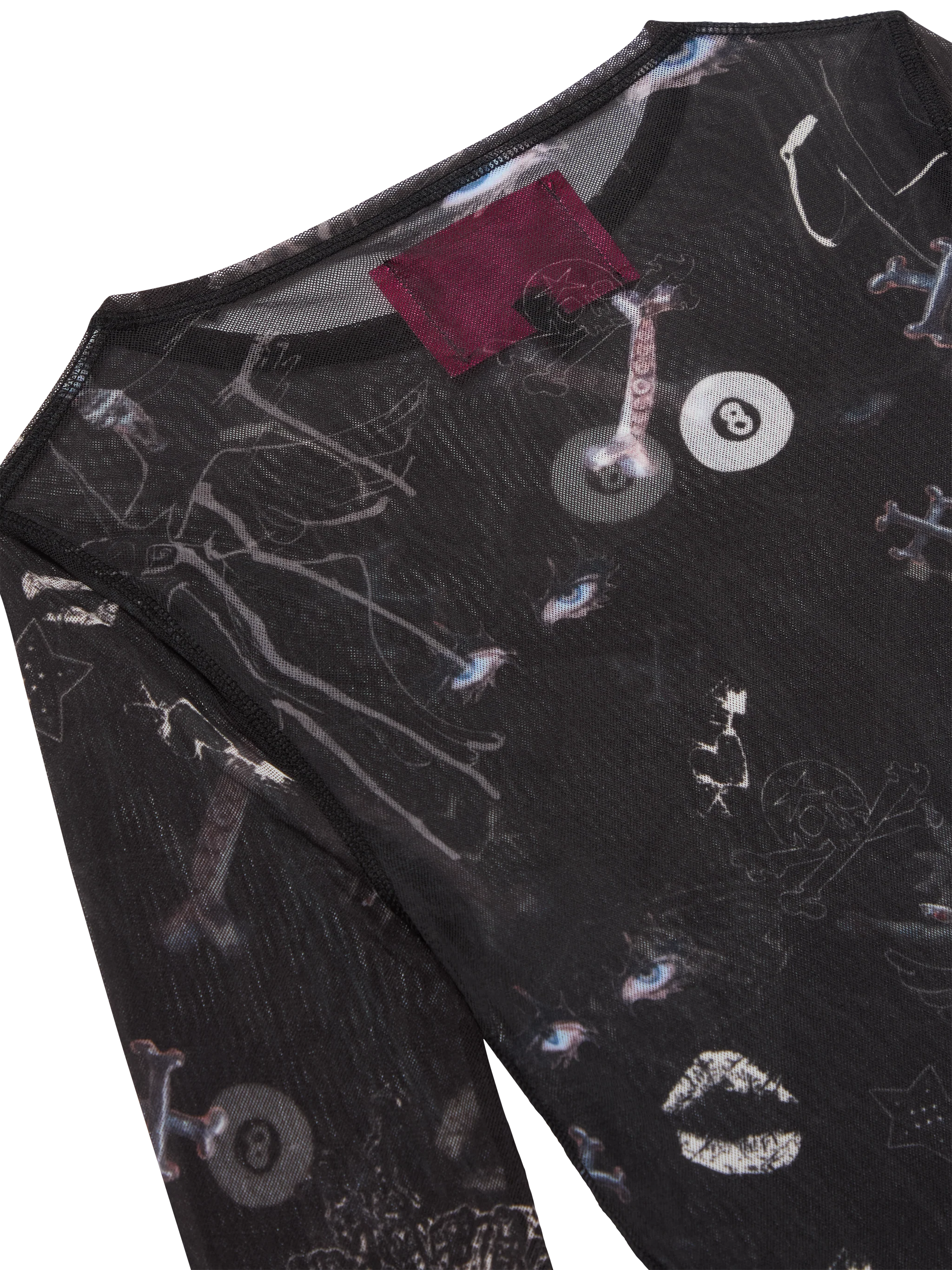 DREAM SEQUENCE MESH TOP (BLACK) - Image 5