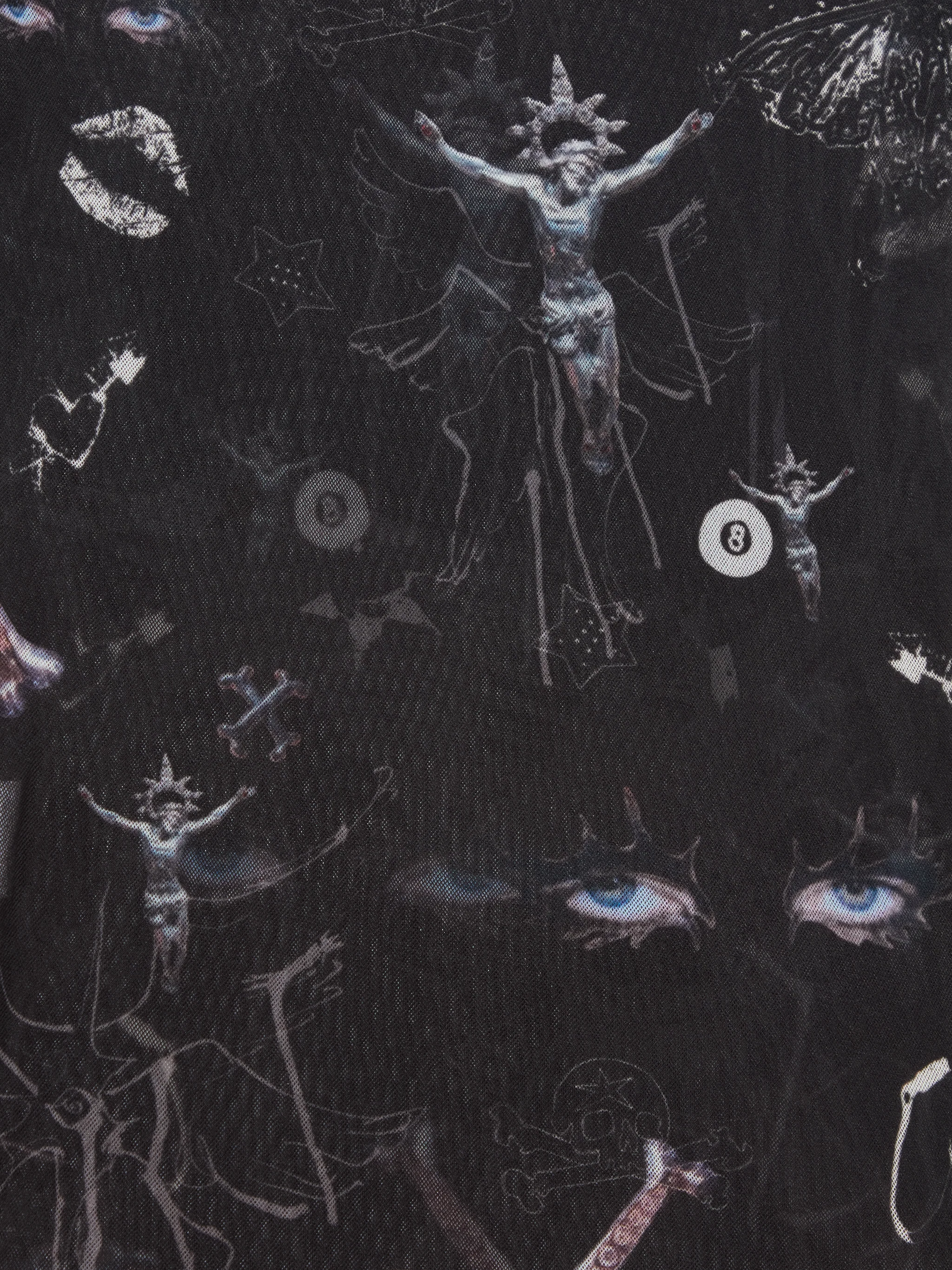 DREAM SEQUENCE MESH TOP (BLACK) - Image 6