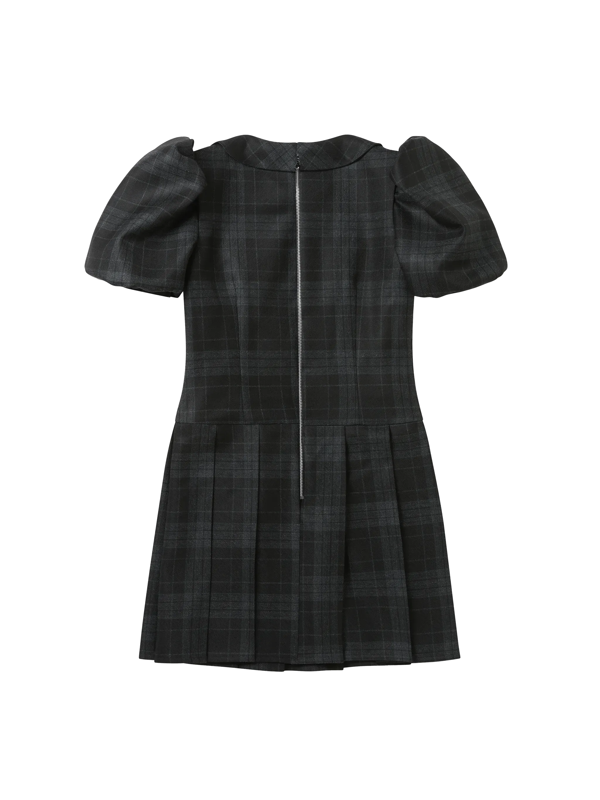 FOUR-PLAY STUDDED TARTAN DRESS - BLACK - Image 2