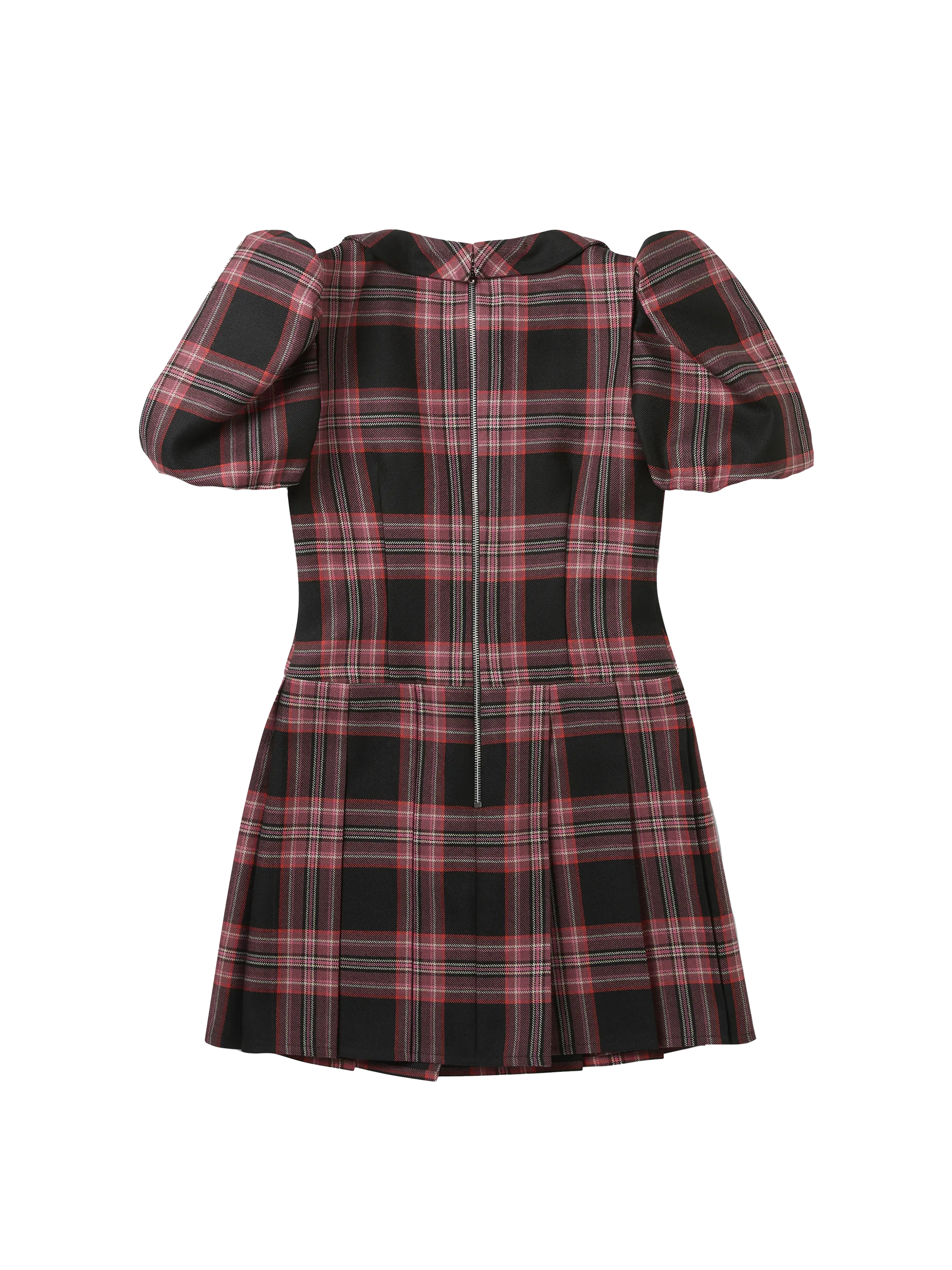 FOUR-PLAY STUDDED TARTAN DRESS - PINK - Image 2