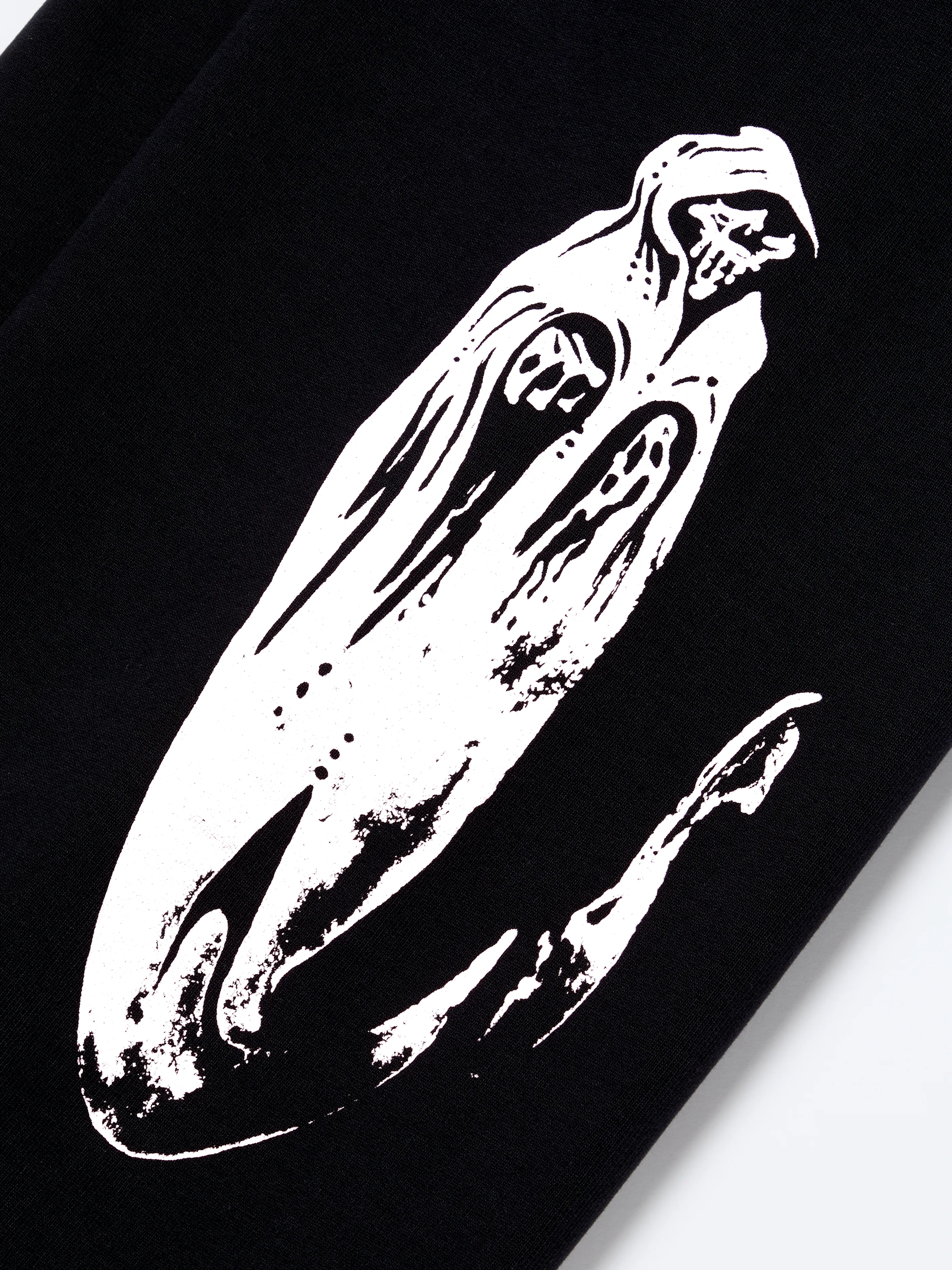 GHOUL TRACKSUIT HOODIE- WHITE PRINT - Image 3