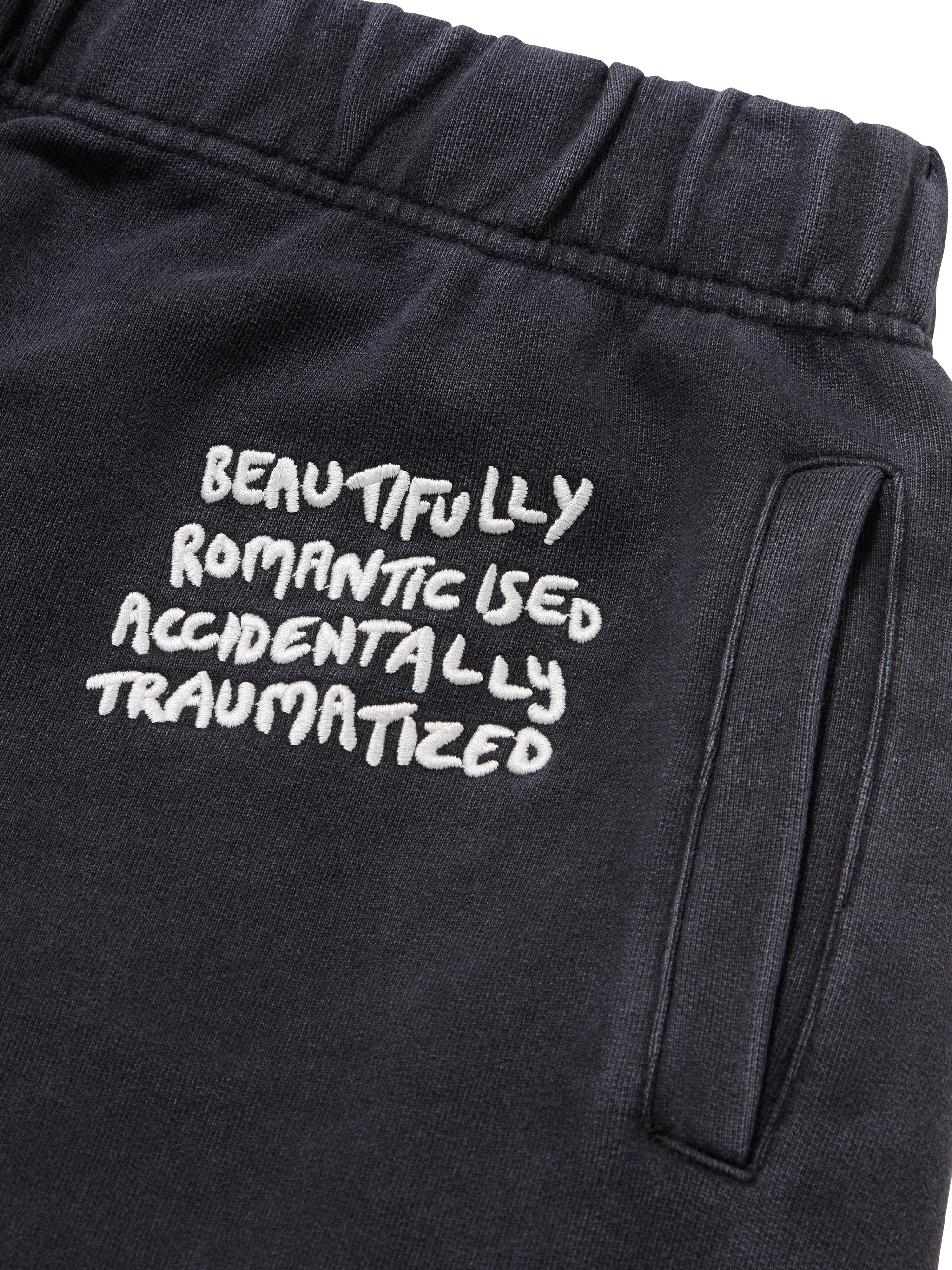 GOTH RUNNER TRACKSUIT BOTTOMS- VINTAGE WASH - Image 7