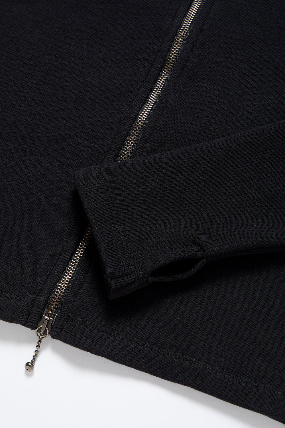 NUMBSKULL APPLIQUÉ ZIP HOODIE - BLACK - Image 5
